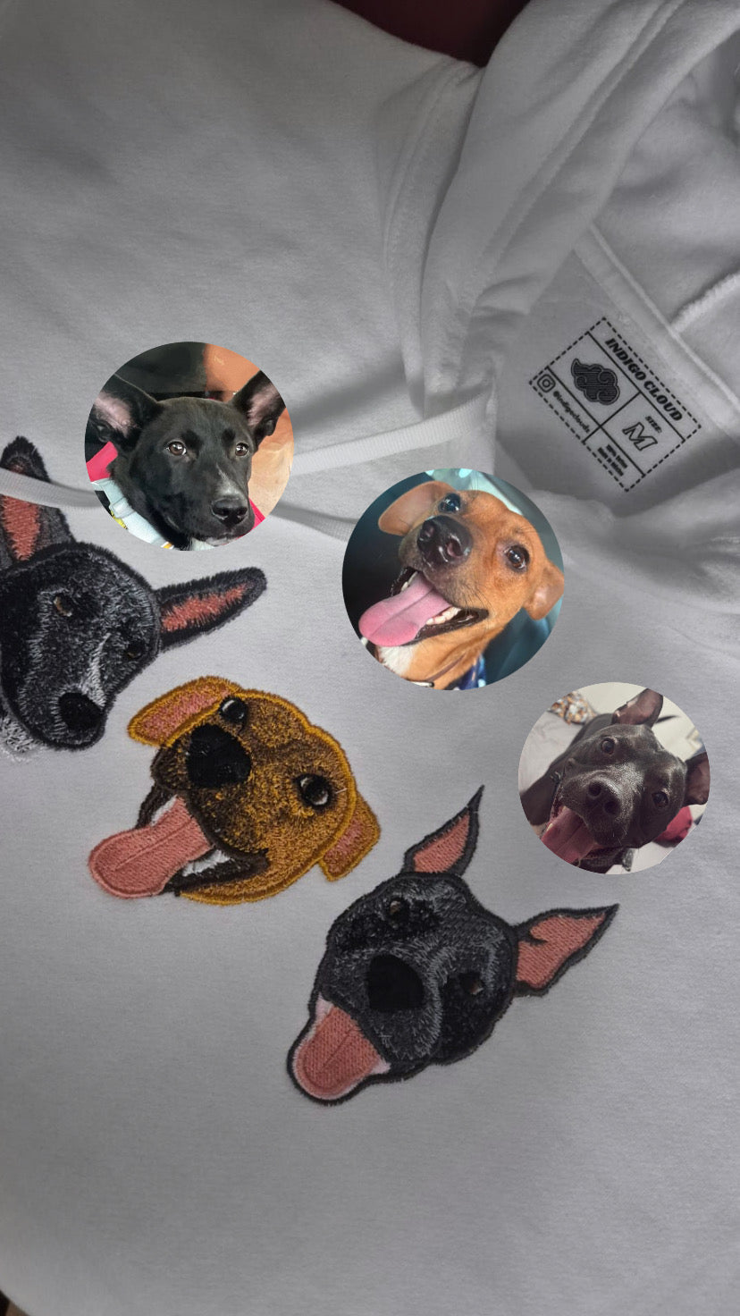 Bordado personalizado de tu mascota!