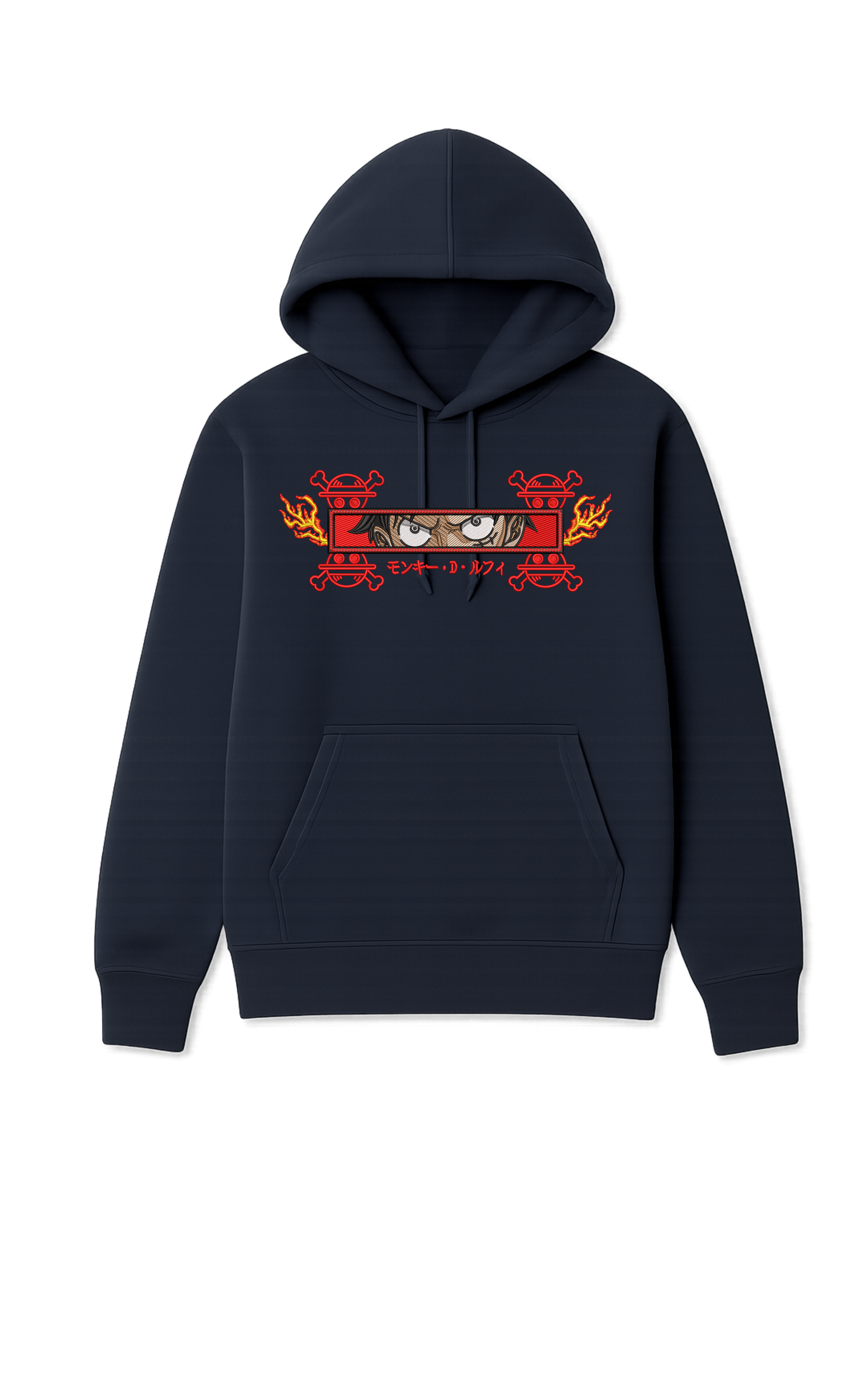 Luffy Fuego Rectangulo